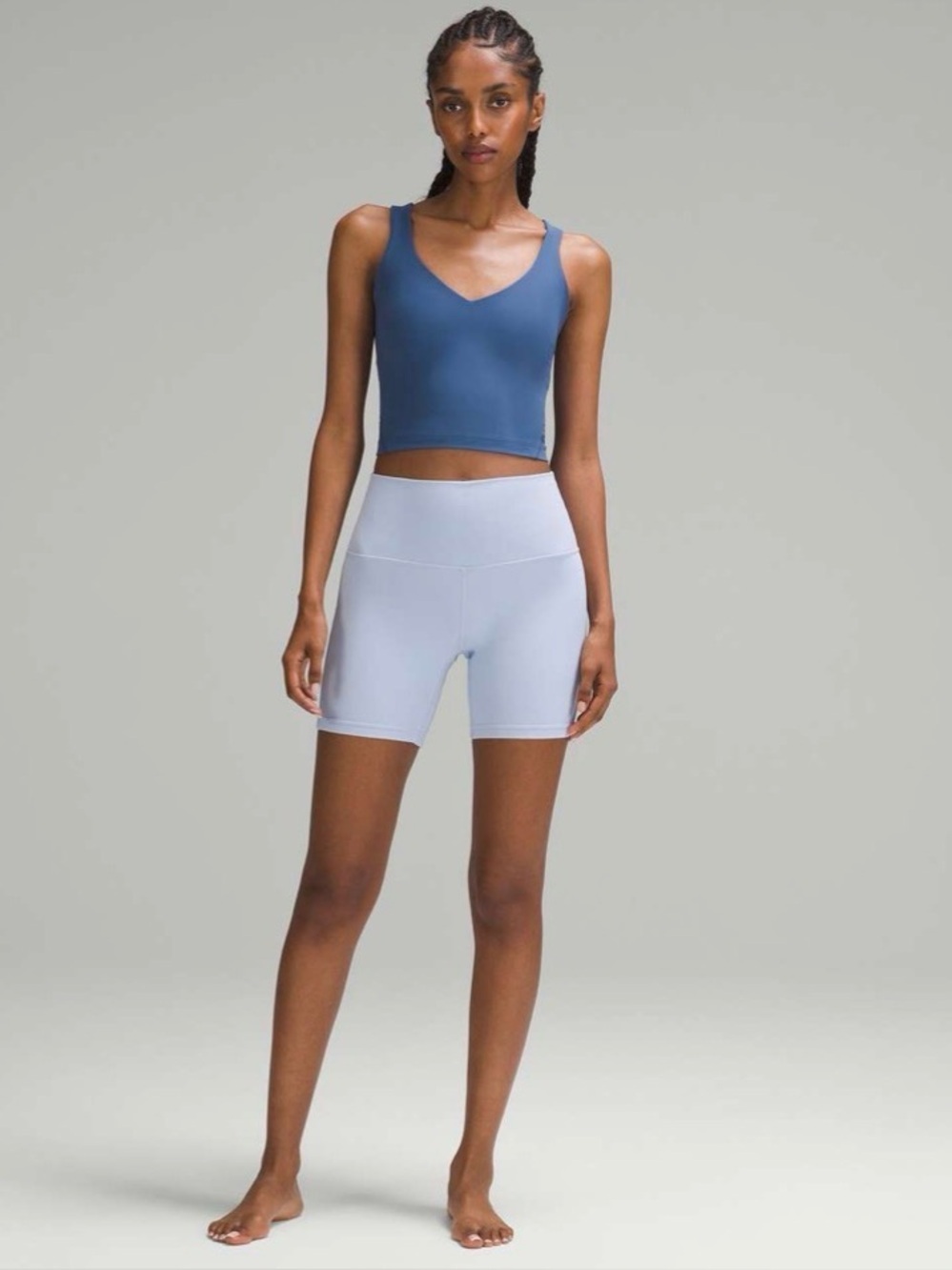 Lululemon Align High-Rise Short 6" - Blue Linen